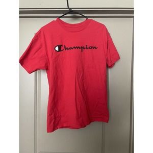 Champion Mens Red Graphic T Shirt - Champion - Size Medium